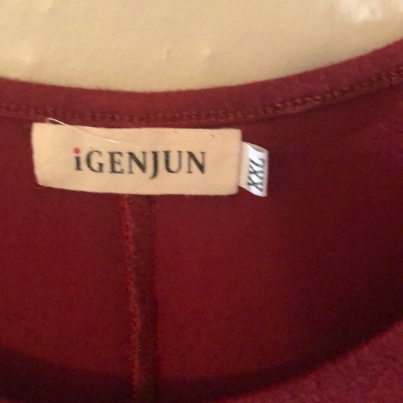 Red Long Sleeve Dress - Picture 6 of 8